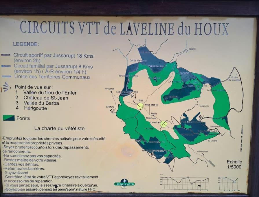 Gite Spa "La Foret Argentee" Proche Gerardmer Laveline-du-Houx المظهر الخارجي الصورة